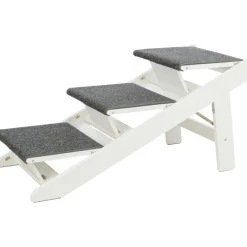 TRIXIE Rampe, ausklappbare Stufen, MDF,weiß | 44 x 46 x 106 cm