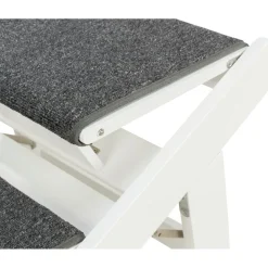 TRIXIE Rampe, ausklappbare Stufen, MDF,weiß | 44 x 46 x 106 cm