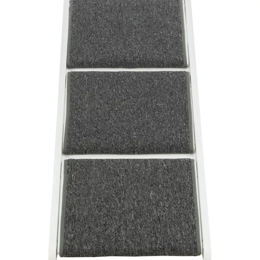 TRIXIE Rampe, ausklappbare Stufen, MDF,weiß | 44 x 46 x 106 cm
