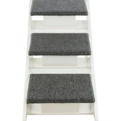 TRIXIE Rampe, ausklappbare Stufen, MDF,weiß | 44 x 46 x 106 cm
