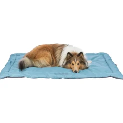 TRIXIE Reisedecke Samoa Classic, eckig, eisblau/grau | 120 x 80 cm