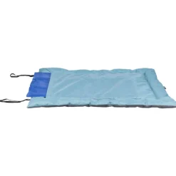 TRIXIE Reisedecke Samoa Classic, eckig, eisblau/grau | 120 x 80 cm