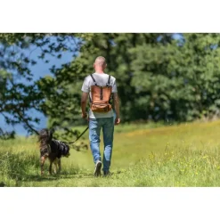 TRIXIE Rolltop Hüfttasche, rost | Gurt: 55-130 cm