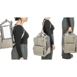 TRIXIE Rucksack CityStyle, hellgrau | 30 × 20 × 40 cm