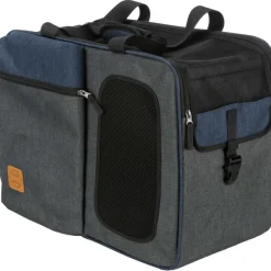 TRIXIE Rucksack & Tasche Tara 2 in 1, grau/blau | 25 x 38 x 50 cm