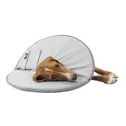 TRIXIE Schutzkragen, Polyester/Schaumstoff, grau | S: 30–34 cm/19.5 cm