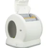 TRIXIE Selbstreinigende Katzentoilette, Kunststoff, weiß | 53 x 55.5 x 52 cm
