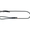TRIXIE Soft Rope Leine, 1m, schwarz/grau | M–L: 1.00 m/ø 10 mm