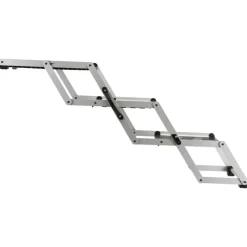 TRIXIE 3-stufige Falt-Treppe, Aluminium/Kunststoff/TPR