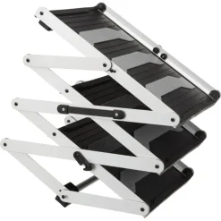 TRIXIE 3-stufige Falt-Treppe, Aluminium/Kunststoff/TPR