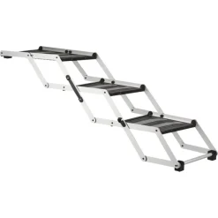 TRIXIE 3-stufige Falt-Treppe, Aluminium/Kunststoff/TPR