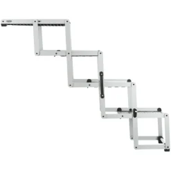 TRIXIE 4-stufige Falt-Treppe, Aluminium/Kunststoff/TPR