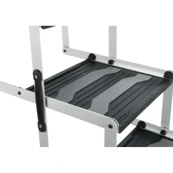 TRIXIE 4-stufige Falt-Treppe, Aluminium/Kunststoff/TPR
