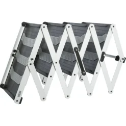 TRIXIE 4-stufige Falt-Treppe, Aluminium/Kunststoff/TPR