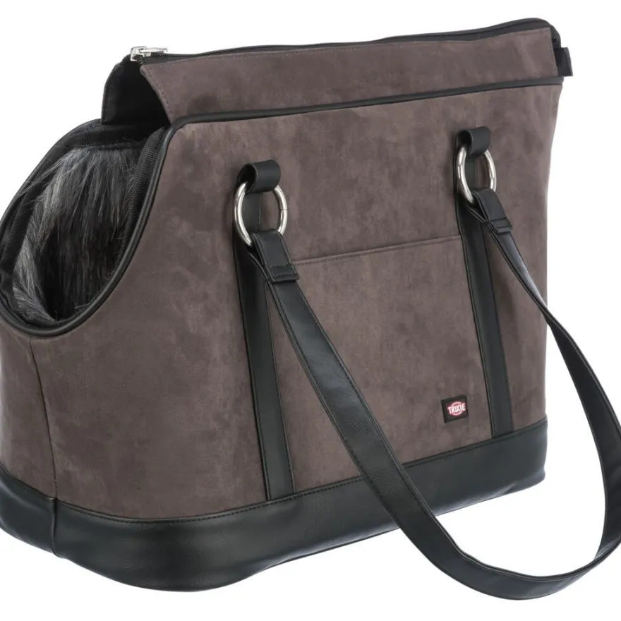 TRIXIE Tasche Alfie, grau | 21 x 30 x 43 cm