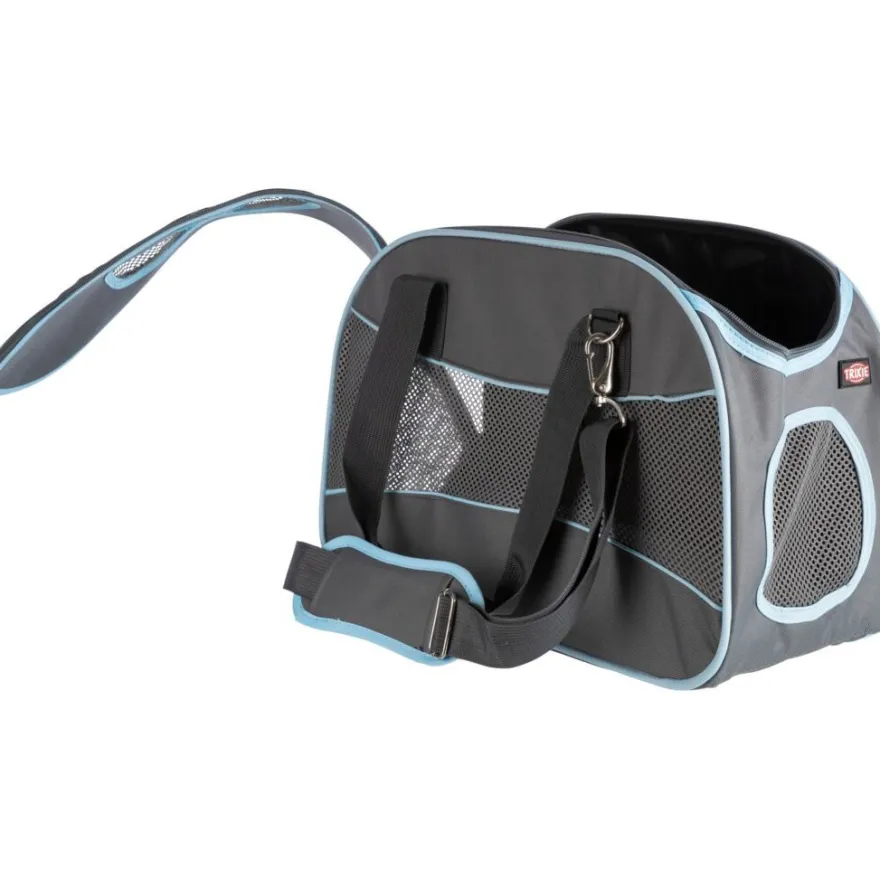 TRIXIE Tasche Alison, grau/blau | 20 x 29 x 43 cm