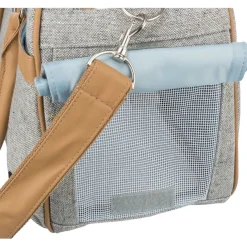 TRIXIE Tasche Helen, grau/hellbraun | 19 x 28 x 40 cm