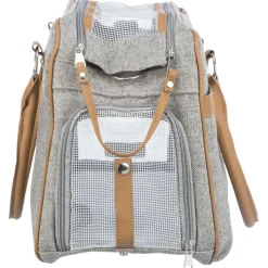 TRIXIE Tasche Helen, grau/hellbraun | 19 x 28 x 40 cm