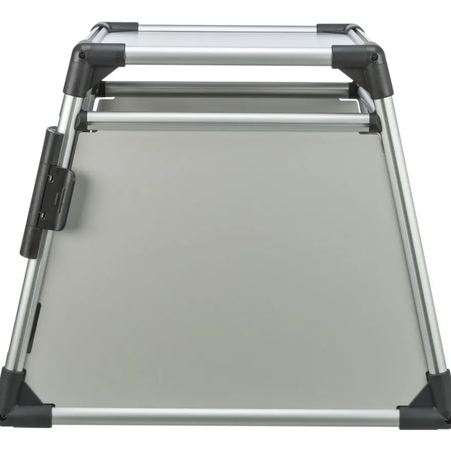 TRIXIE Transportbox, Aluminium, hellgrau/silber | M: 55 x 62 x 78 cm
