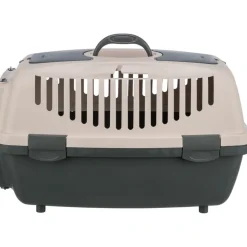 TRIXIE Transportbox Capri 1 & 2, dunkelgrau/blush | 37 × 34 × 55 cm