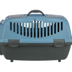TRIXIE Transportbox Capri 1 & 2, dunkelgrau/blau | 37 × 34 × 55 cm