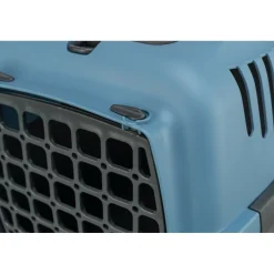 TRIXIE Transportbox Capri 1 & 2, dunkelgrau/blau | 37 × 34 × 55 cm