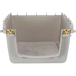 TRIXIE Transportbox Gulliver, hellgrau/dunkelgrau | 52 x 51 x 72 cm