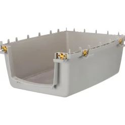 TRIXIE Transportbox Gulliver, hellgrau/dunkelgrau | 52 x 51 x 72 cm