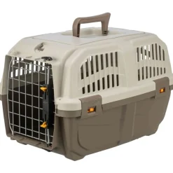 TRIXIE Transportbox Skudo 1, taupe/sand | XS: 30 x 32 x 49 cm