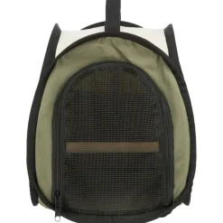 TRIXIE Transporttasche, beige/olivgrün | 27 × 32 × 27 cm