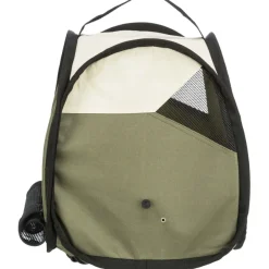 TRIXIE Transporttasche, beige/olivgrün | 27 × 32 × 27 cm