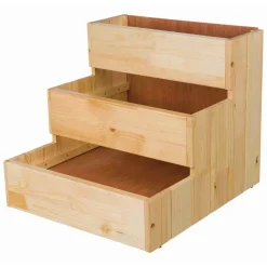 TRIXIE Treppe, Holz, natur | 40 x 38 x 45 cm