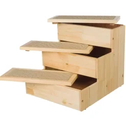 TRIXIE Treppe, Holz, natur | 40 x 38 x 45 cm