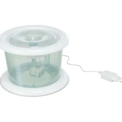 TRIXIE Trinkbrunnen Bubble Stream, salbei/weiß | 3 l/ø 25 × 16 cm