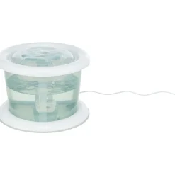 TRIXIE Trinkbrunnen Bubble Stream, salbei/weiß | 3 l/ø 25 × 16 cm