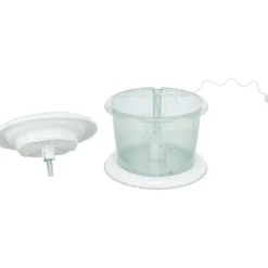 TRIXIE Trinkbrunnen Bubble Stream, salbei/weiß | 3 l/ø 25 × 16 cm