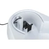 TRIXIE Trinkbrunnen Curved Stream, weiß | 2,5 l/25 × 24,5 × 35 cm