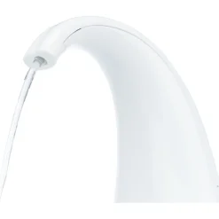 TRIXIE Trinkbrunnen Curved Stream, weiß | 2,5 l/25 × 24,5 × 35 cm