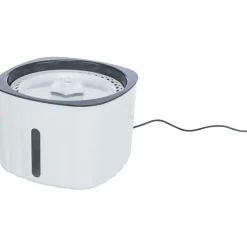 TRIXIE Trinkbrunnen Flower, Kunststoff, weiß/grau | 2 l