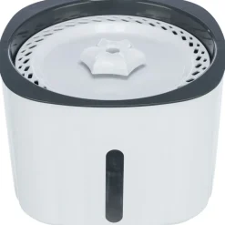 TRIXIE Trinkbrunnen Flower, Kunststoff, weiß/grau | 2 l
