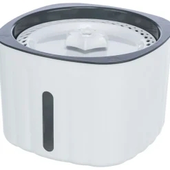 TRIXIE Trinkbrunnen Flower, Kunststoff, weiß/grau | 2 l