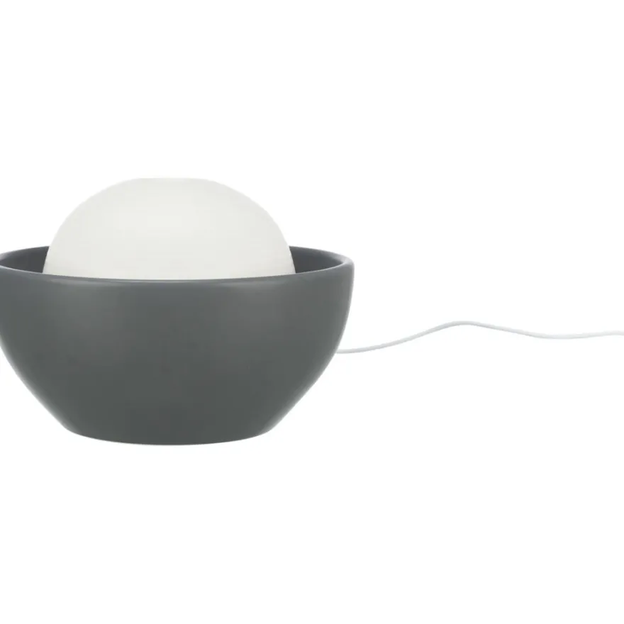 TRIXIE Trinkbrunnen Vital Dome, Keramik, grau/weiß | 1.5 l