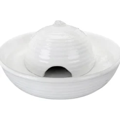 TRIXIE Trinkbrunnen Vital Flow, weiß | 0,8 l/ø 24 × 10 cm