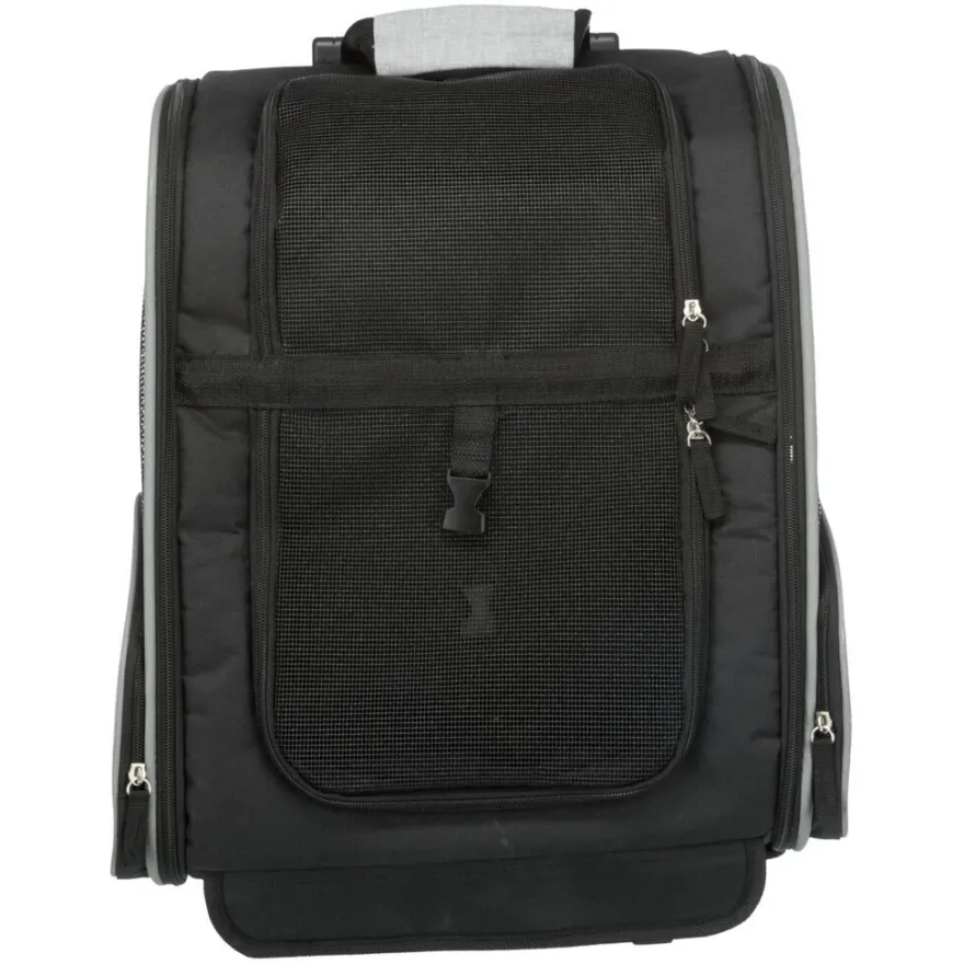 TRIXIE Trolley/Rucksack, schwarz/grau | 32 x 45 x 25 cm