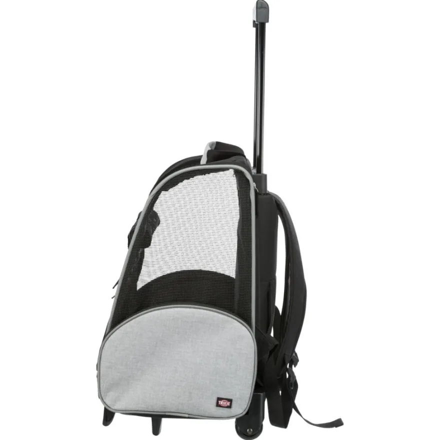 TRIXIE Trolley/Rucksack, schwarz/grau | 32 x 45 x 25 cm