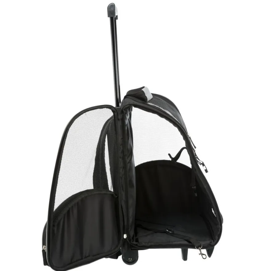 TRIXIE Trolley/Rucksack, schwarz/grau | 32 x 45 x 25 cm