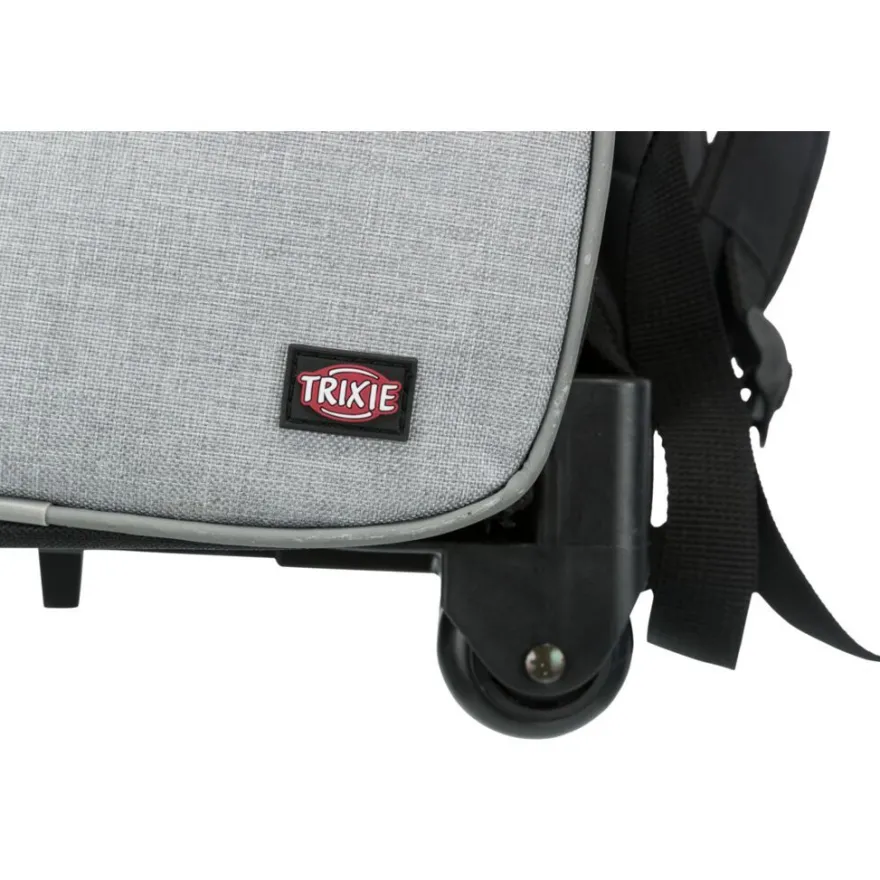 TRIXIE Trolley/Rucksack, schwarz/grau | 32 x 45 x 25 cm