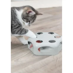 TRIXIE Turning Feather, grau | ø 22 cm