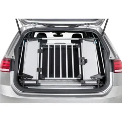 TRIXIE Universal-Heckgitter, hellgrau/silber | 94–114 × 69 × 53 cm