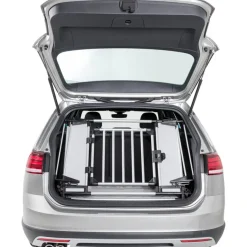 TRIXIE Universal-Heckgitter, hellgrau/silber | 94–114 × 69 × 53 cm